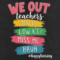 Bruh We Out Teachers Admit It You'll Low Key Miss Me Bruh Adult Drive Performance Visor