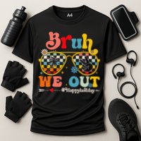 Bruh We Out Happy Last Day Of School Teacher Cooling Performance Crew T-Shirt
