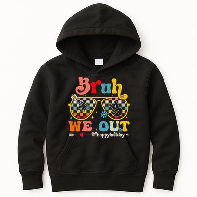 Bruh We Out Happy Last Day Of School Teacher Kids Hoodie