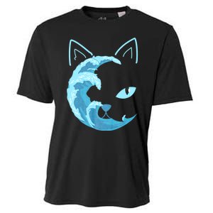 Blue Wave Of Cat Ladies For Kamala Cooling Performance Crew T-Shirt