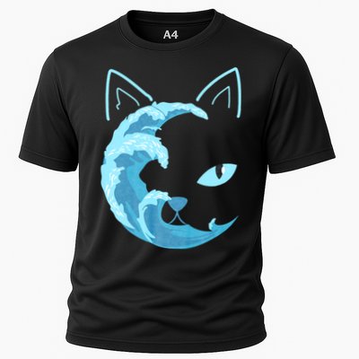 Blue Wave Of Cat Ladies For Kamala Cooling Performance Crew T-Shirt