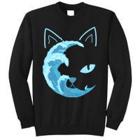 Blue Wave Of Cat Ladies For Kamala Sweatshirt