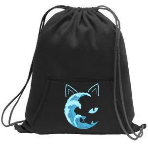 Blue Wave Of Cat Ladies For Kamala Sweatshirt Cinch Pack Bag