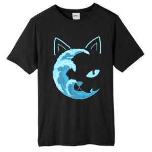 Blue Wave Of Cat Ladies For Kamala Tall Fusion ChromaSoft Performance T-Shirt