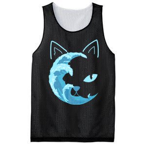 Blue Wave Of Cat Ladies For Kamala Mesh Reversible Basketball Jersey Tank