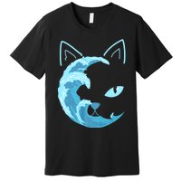 Blue Wave Of Cat Ladies For Kamala Premium T-Shirt