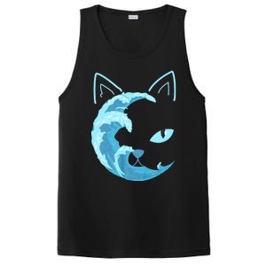 Blue Wave Of Cat Ladies For Kamala PosiCharge Competitor Tank