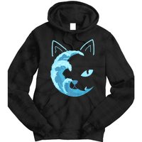 Blue Wave Of Cat Ladies For Kamala Tie Dye Hoodie