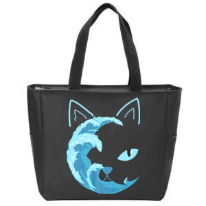 Blue Wave Of Cat Ladies For Kamala Zip Tote Bag