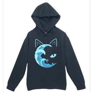 Blue Wave Of Cat Ladies For Kamala Urban Pullover Hoodie