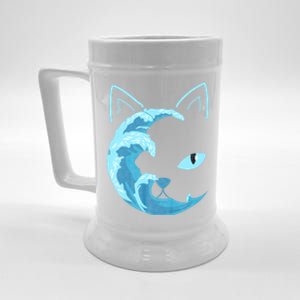 Blue Wave Of Cat Ladies For Kamala Beer Stein