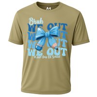 Bruh We Out Happy Last Day Of School Teacher Girl Summer Cooling Performance Crew T-Shirt