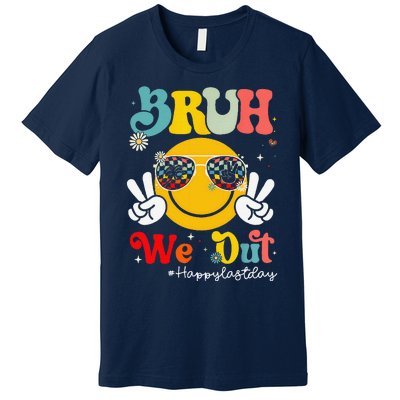 Bruh We Out Happy Last Day Of School Teacher Boy Girl Summer Premium T-Shirt