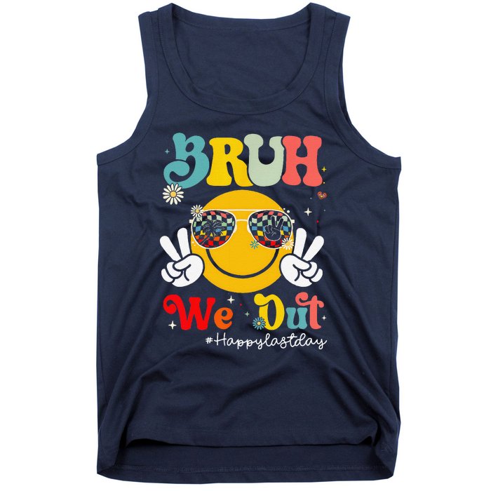 Bruh We Out Happy Last Day Of School Teacher Boy Girl Summer Tank Top