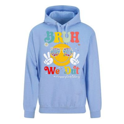 Bruh We Out Happy Last Day Of School Teacher Boy Girl Summer Unisex Surf Hoodie