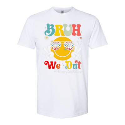 Bruh We Out Happy Last Day Of School Teacher Boy Girl Summer Softstyle CVC T-Shirt