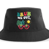 Bruh We Out Teachers Student Summer Happy Last Day Of Sustainable Bucket Hat