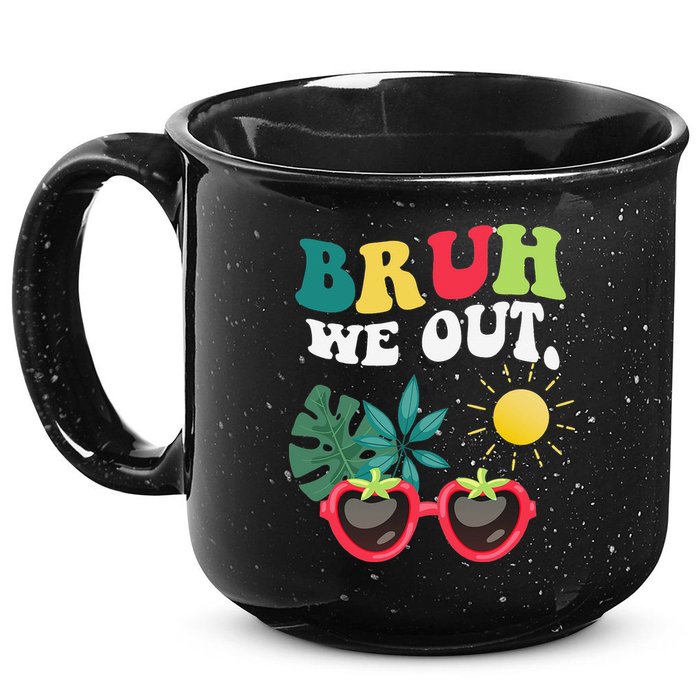 Bruh We Out Teachers Student Summer Happy Last Day Of 15oz Campfire Ceramic Mug