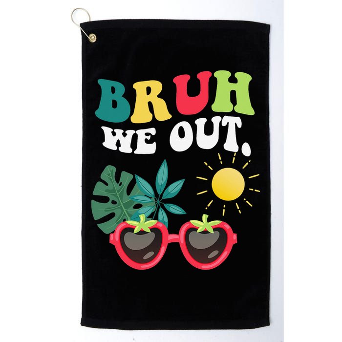 Bruh We Out Teachers Student Summer Happy Last Day Of Golf Towel