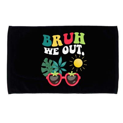 Bruh We Out Teachers Student Summer Happy Last Day Of Microfiber Hand Towel