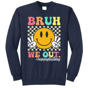 Bruh We Out Happy Last Day Of School Teacher Boy Girl Summer Sweatshirt