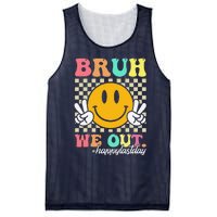 Bruh We Out Happy Last Day Of School Teacher Boy Girl Summer Mesh Reversible Basketball Jersey Tank