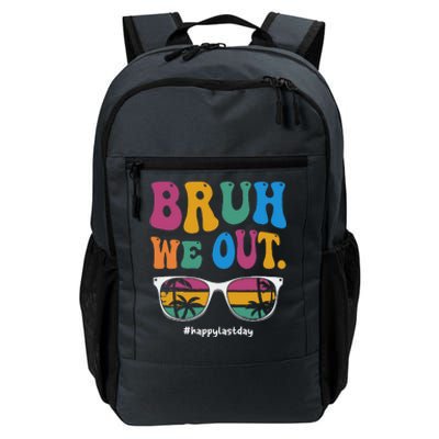 Bruh We Out Happy Last Day Of School Teacher Boy Girl Summer Daily Commute Backpack