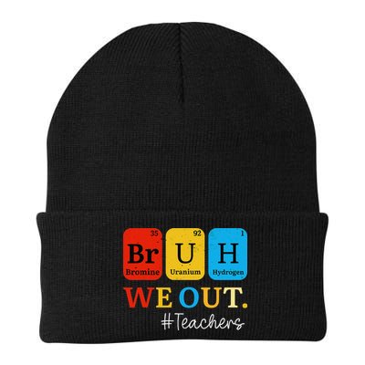 Bruh We Out Teachers Periodic Table Elements Beanie