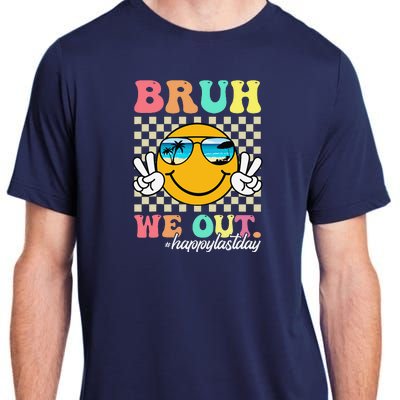 Bruh We Out Happy Last Day Of School Teacher Boy Girl Summer Adult ChromaSoft Performance T-Shirt