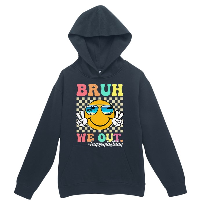 Bruh We Out Happy Last Day Of School Teacher Boy Girl Summer Urban Pullover Hoodie