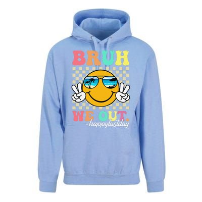 Bruh We Out Happy Last Day Of School Teacher Boy Girl Summer Unisex Surf Hoodie