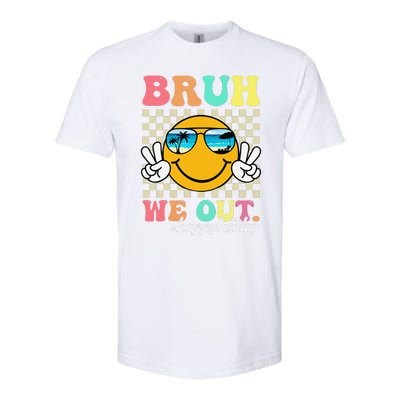 Bruh We Out Happy Last Day Of School Teacher Boy Girl Summer Softstyle CVC T-Shirt