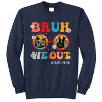 Bruh We Out Teachers Cute End Of School Year Teachers Summer Sweatshirt