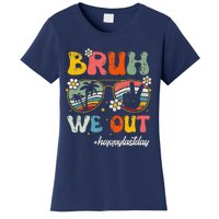 Bruh We Out Happy Last Day Of School Teacher Student Summer Women's T-Shirt