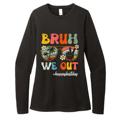 Bruh We Out Happy Last Day Of School Teacher Student Summer Womens CVC Long Sleeve Shirt