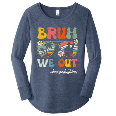 Bruh We Out Happy Last Day Of School Teacher Student Summer Women's Perfect Tri Tunic Long Sleeve Shirt