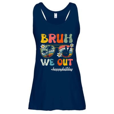 Bruh We Out Happy Last Day Of School Teacher Student Summer Ladies Essential Flowy Tank