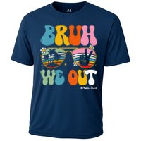 Bruh We Out Teachers End Of School Year Teacher Summer Cooling Performance Crew T-Shirt