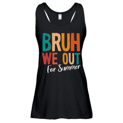 Bruh We Out For Summer Break Last Day Of School 2025 Ladies Essential Flowy Tank