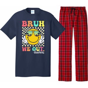 Bruh We Out Happy Last Day Of School Teacher Student Summer Pajama Set