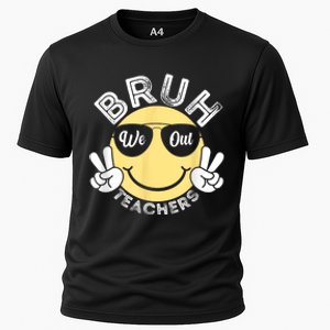 Bruh We Out Teachers Funny End Of School Year Cooling Performance Crew T-Shirt