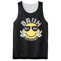 Bruh We Out Teachers Funny End Of School Year Mesh Reversible Basketball Jersey Tank