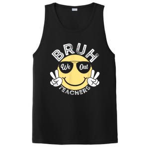 Bruh We Out Teachers Funny End Of School Year PosiCharge Competitor Tank