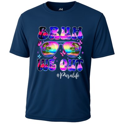 Bruh We Out Summer Para Life Sunglasses Tie Dye Performance Shirt