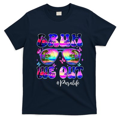 Bruh We Out Summer Para Life Sunglasses Tie Dye T-Shirt