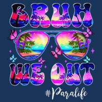Bruh We Out Summer Para Life Sunglasses Tie Dye 16 in Basic Backpack