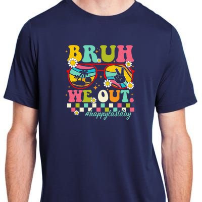 Bruh We Out Teachers Summer Happy Last Day Of School Teacher Adult ChromaSoft Performance T-Shirt