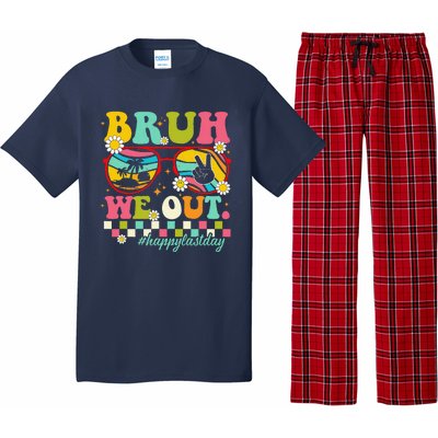 Bruh We Out Teachers Summer Happy Last Day Of School Teacher Pajama Set