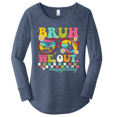 Bruh We Out Teachers Summer Happy Last Day Of School Teacher Women's Perfect Tri Tunic Long Sleeve Shirt