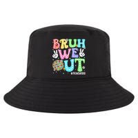 Bruh We Out Teachers Retro Disco Happy Last Day Of School Cool Comfort Performance Bucket Hat